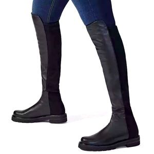 Brand NEW Stuart Weitzman 5050 lift over the knee black boots NEVER USED!